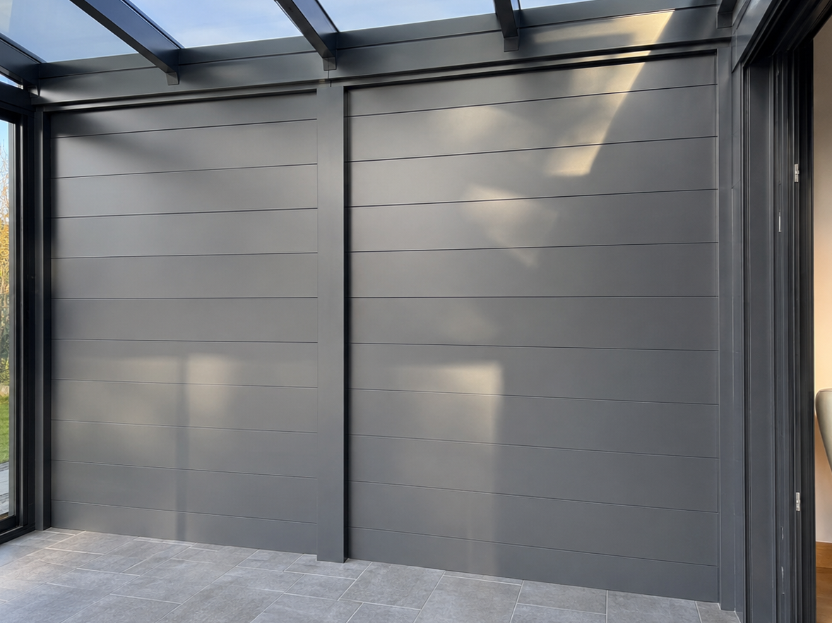 Seitenwand aus Aluminium
